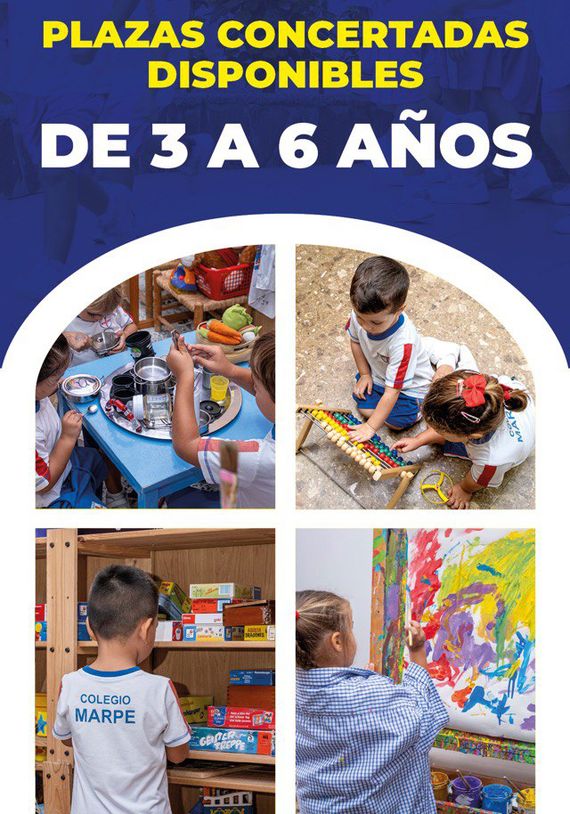 Aún quedan plazas concertadas para este curso entre los 3 y 6 años